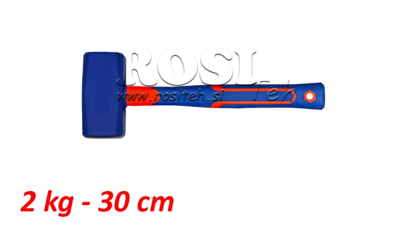 BAROS CU MÂNER DIN CARBON - 2 kg - 30 cm