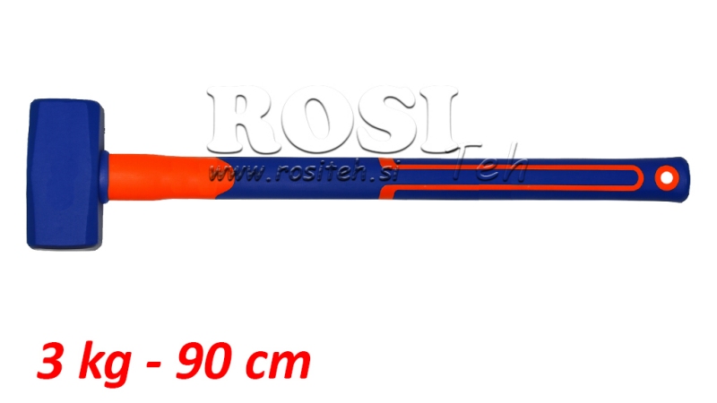 BAROS CU MÂNER DIN CARBON - 3 kg - 90 cm