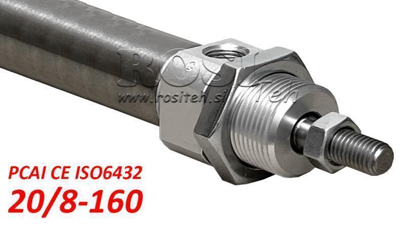CILINDRU PNEUMATIC PCAI 20/8-160 CE ISO6432