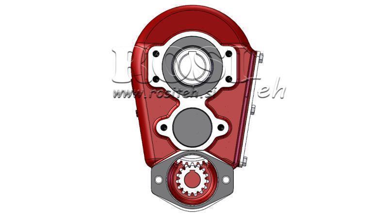 CUTIE DE VITEZE - CUTIE DE VITEZE RT150 PENTRU MOTOR HIDRAULIC MP/MR/MS/MH RAPORT 12:1
