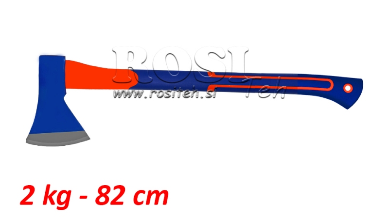 TOPOR CU MÂNER DIN CARBON - 2 kg - 82 cm