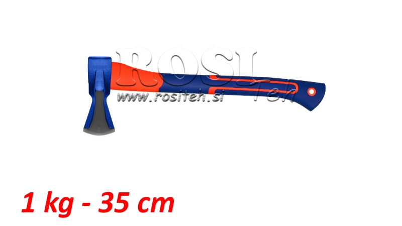 TOPOR PENTRU DESPICAT LEMNE CU MÂNER DIN CARBON - 1 kg - 35 cm