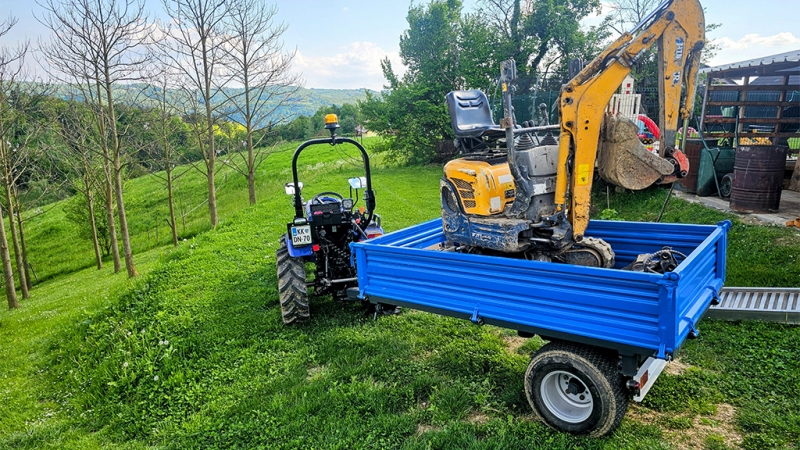 BORDWAND FÜR KIPPERANHÄNGER 6m-HÖHE 500mm