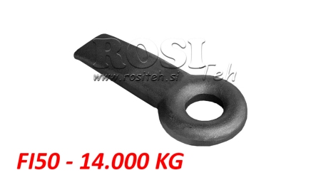 CULOARE FIXĂ PENTRU REMORCARE FI50 66X30 L285 - 14000KG/2000KG