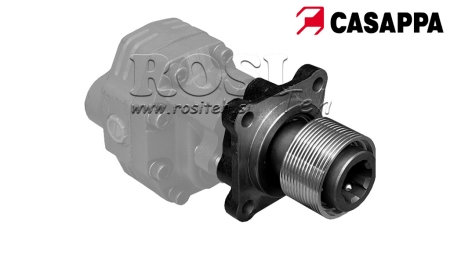 ADAPTATOR P.T.O. PENTRU POMPĂ DIN FONTĂ ASAE FEMELĂ - 3 ȘURUBURI