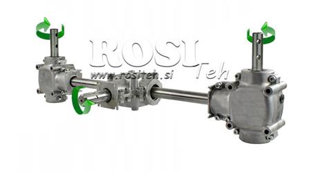 SET DE REDUCȚII 1:1.35 (22CP-16kW) PENTRU ENGRENAJ TRIPLU L:770