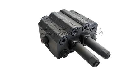 VANĂ DE CONTROL HIDRAULICĂ 2xP90 L/min SENSIBILITATE LA ÎNCĂRCĂTURĂ