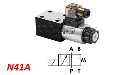 ELETTROVALVOLA IDRAULICA KV-4/2 CETOP 3 12/24/230V N41A