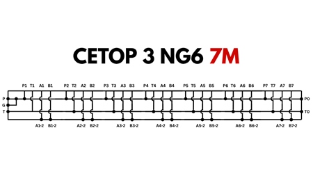 Bază CETOP3 NG6 7M