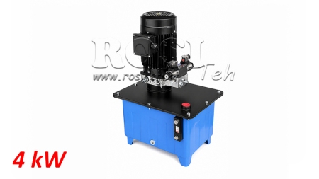 MINI HYDRAULINEN POWER-PACK 380V AC (4 kW) - 8 cc - 12 lit/min - säiliö 25 lit