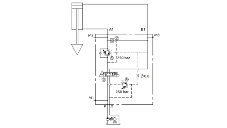VALVOLA IDRAULICA PER INNESTATORE DI UN CUBO GRANDE - AUTOSPEED 150 lit