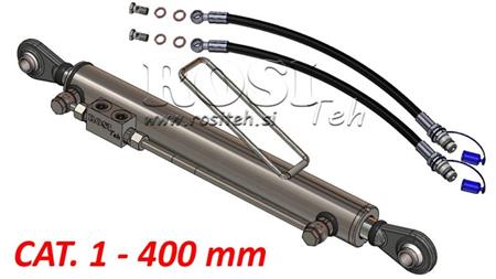 BARRE DE POUSSEE 3ÈME POINT HYDRAULIQUE STANDARD - CAT. 1 - 50/30-400 (20-55 HP) (19,2/19,2 mm)