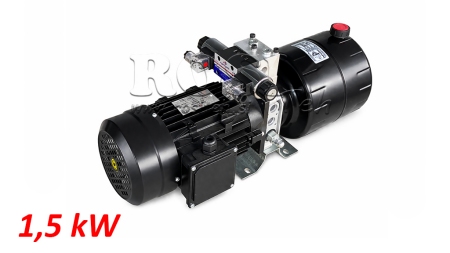 MINI HYDRAULINEN POWER-PACK 380V AC (1.5 kW) - 5.8 cc - 8.2 lit/min - säiliö 6 lit