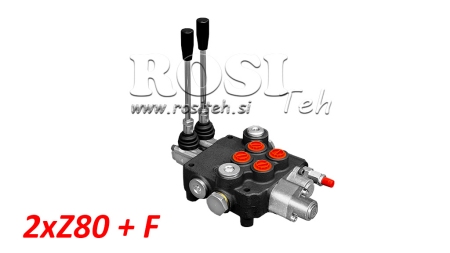 VANĂ HIDRAULICĂ 2XP80 + FLOTANTĂ