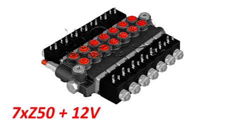 VANĂ HIDRAULICĂ 7XZ50+12V DC