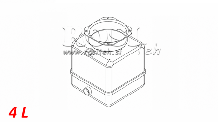 TANK PVC ROLL PP 4 LITER HORISONTAL-VERTICAL