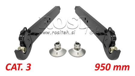 BRAȚE INFERIOARE PENTRU PRINDERE ÎN TREI PUNCTE CAT.3 - 120x35 mm - 950 mm (140 HP)