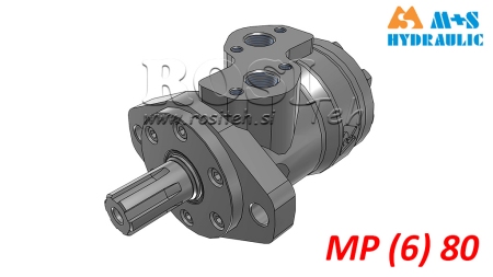 HYDRAULIC MOTOR MP 80 CC - 6 TEETH