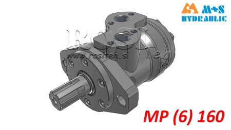 HYDRAULISK MOTOR MP 160 CC - 6 TÄNDER