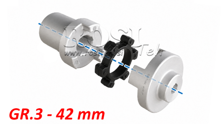 GUMMIKOPPLINGSINSATS ND43C (11-15KW)  42MM/GR3