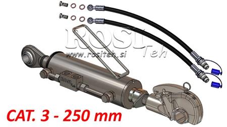 TIRANT CENTRAL HIDRAULIC AUTOMAT ȘI FILETAT - CAT. 3 - 80/40-250 (+95 HP) (32,2 mm)