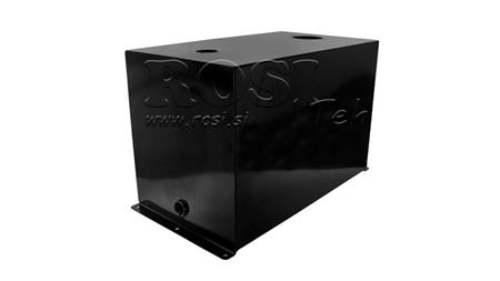 REZERVOR METALIC 100 LITRI CUB 400x355x753mm PREGĂTIRE PENTRU FILTRUL DE RETUR