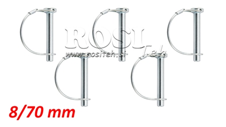 SET CUI DE SIGURANTA TIRANT PENTRU TEAVA Φ 8/70 MM (5 PCS)
