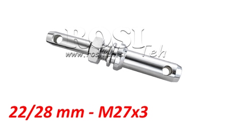 BOLT TIRANT CU FILET FI22/28MM M27X3