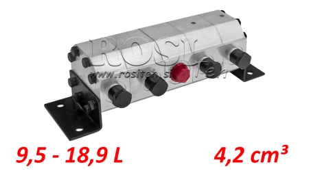 DIVIZOR DE FLUX HIDRAULIC 4/1 (9.5-18.9LIT - MAX.240BAR) 4.2CC/SEG