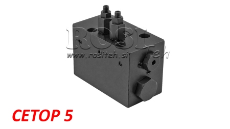 HYDRAULINEN VENTTIILI PYÖRIVÄ MEKAANINEN LANTAAKULJETTAJALLE CETOP5 4/2 RHA