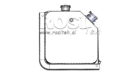 TANCA METALICĂ SUPERIOARĂ 150 LIT 600X600X500MM