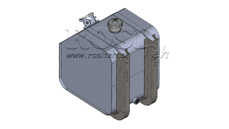 TANCA METALICĂ SUPERIOARĂ 150 LIT 600X600X500MM