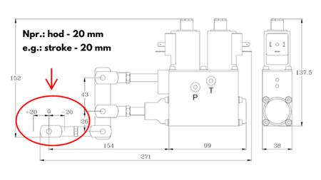 EXTENSIE A CĂLIRII UNUI SINGUR SEGMENT (12-20MM) PENTRU VANĂ