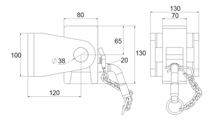 BILLENŐPLATÓ TARTÓ 80x100 - VILLÁS KIVITEL - ECO