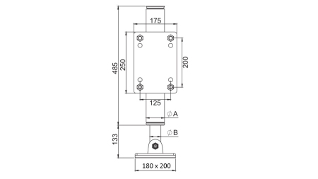 HYDRAULISK BEIN BIDIREKSJONAL 365mm - 5.000kg
