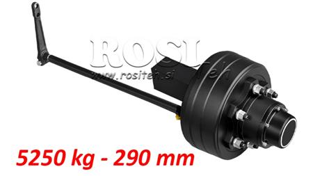 AXA SEMI-AXA CU FRÂNE 5.250 KG L.290 MM