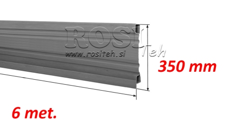 BILLENŐ PÓTKOCSI OLDAL 6 MÉT.- MAGASSÁG 350 mm