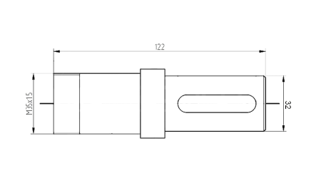 FLANȘĂ DE RULMENT PENTRU HIDROMOTOR MP-MR