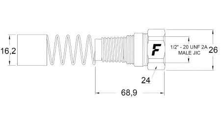 CUPLĂ RAPIDĂ FEMEIE PENTRU MULTI-FASTER 1/4 PARTE FIXĂ