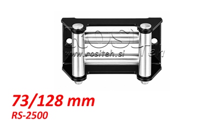 GHIDAJ CU ROLE PENTRU CABLU DE OȚEL (RS-2500) - 73 x 128 mm