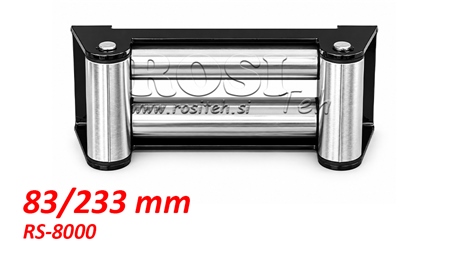 GHIDAJ CU ROLE PENTRU CABLU DE OȚEL (RS-8000) - 83 x 233 mm