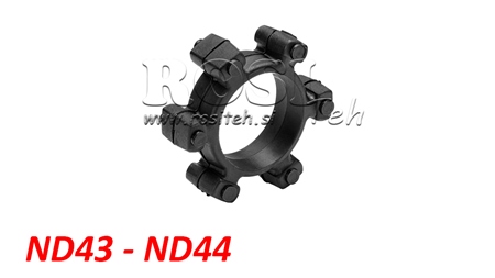 CUPLAJ TIP STEA PENTRU INSERȚIE DIN CAUCIUC ND43-ND44 (104mm)