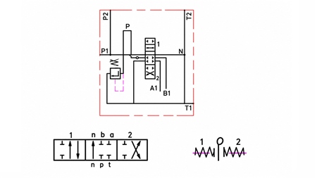 DISTRIBUITOR HIDRAULIC MANUAL – 1 SECȚIUNE 1xR40 ECO