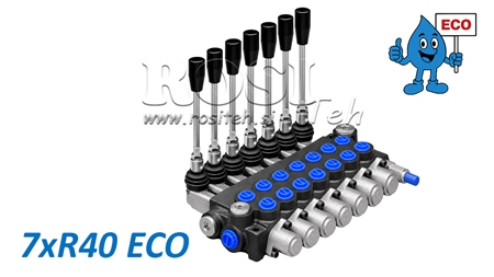 DISTRIBUITOR HIDRAULIC MANUAL – 7 SECȚIUNI 7xR40 ECO