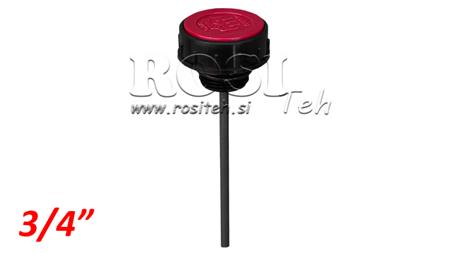 CAPAC DE UMPLERE 3/4 CU ROD DE NIVEL ȘI VENTIL