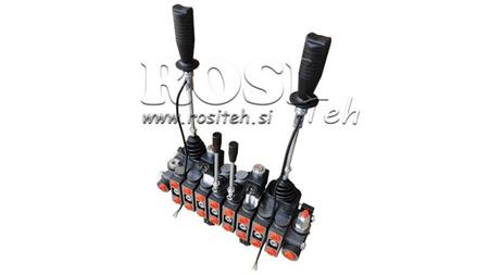 VANĂ HIDRAULICĂ HIAB 8xPC70   2x JOYSTICK - CONTROL ELECTRIC 12V