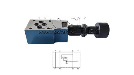 SICHERHEITSVENIL CETOP 3 (B) 15-315 BAR