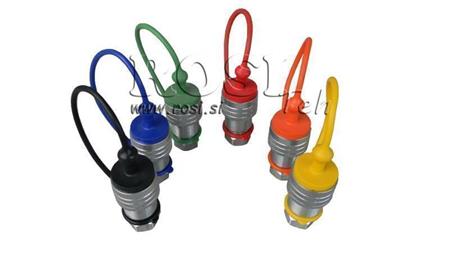 CAPAC PROTECTOR DIN CAUCIUC ALBASTRU - RACORDURI RAPIDE FEMELINE