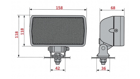 TRAKTOR ARBEIDSLYS COBO HALOGEN
