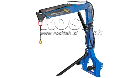 TRACTOR THREE-POINT CRANE - HYDRAULIC ARM 1200 KG